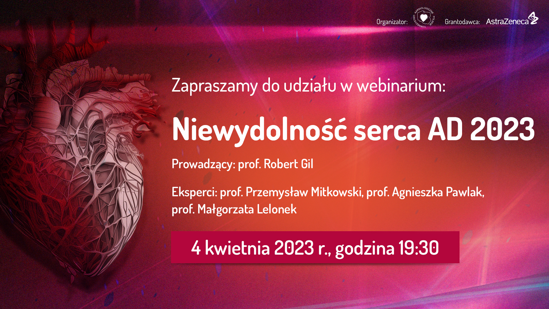 Webinarium: Niewydolność serca AD 2023